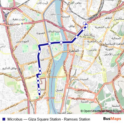 Microbus bus Line Map