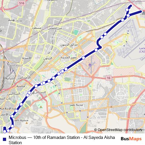 Microbus bus Line Map