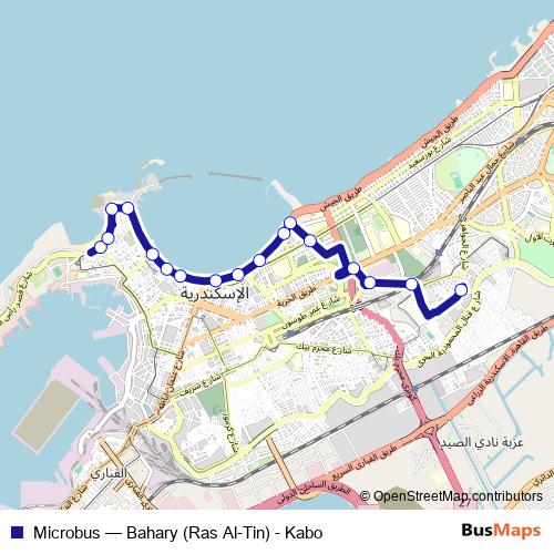 Microbus bus Line Map