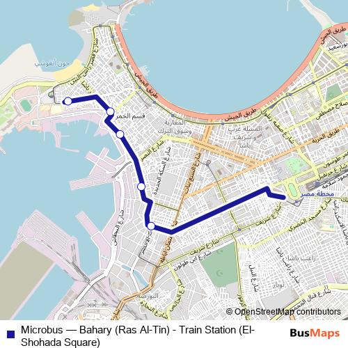 Microbus bus Line Map