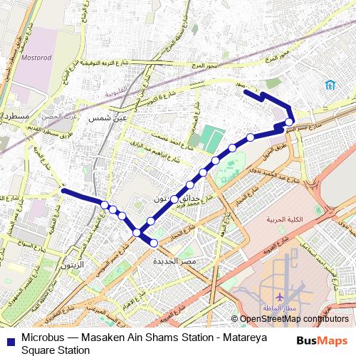 Microbus bus Line Map