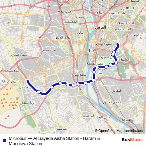 Microbus bus Line Map