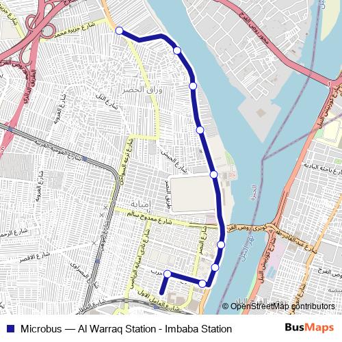 Microbus bus Line Map