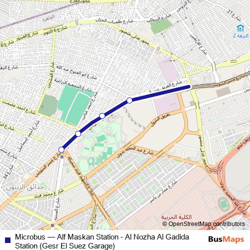Microbus bus Line Map