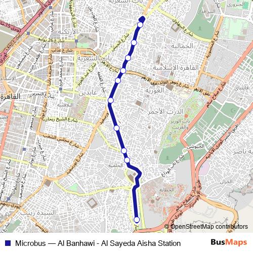 Microbus bus Line Map
