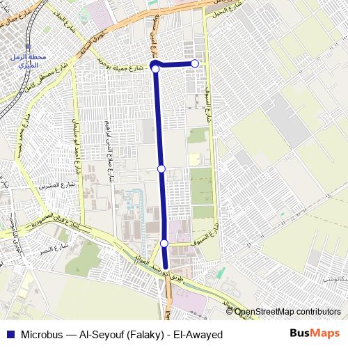 Microbus bus Line Map