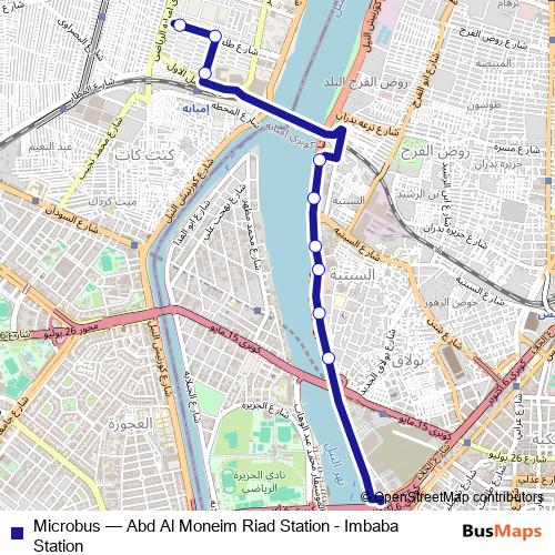Microbus bus Line Map
