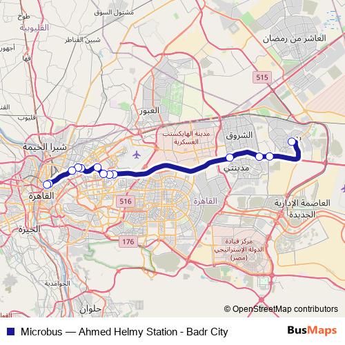 Microbus bus Line Map
