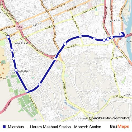 Microbus bus Line Map