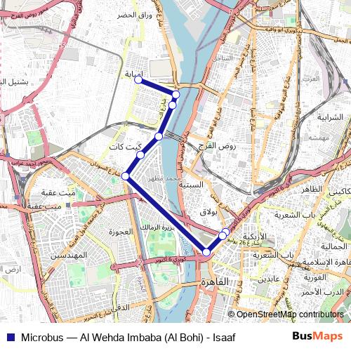 Microbus bus Line Map