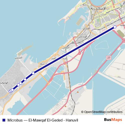 Microbus bus Line Map