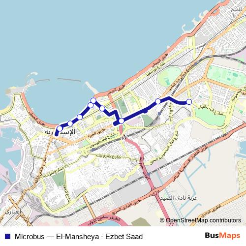 Microbus bus Line Map