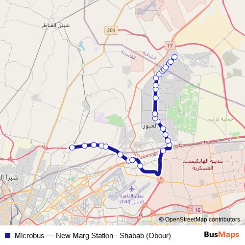 Microbus bus Line Map
