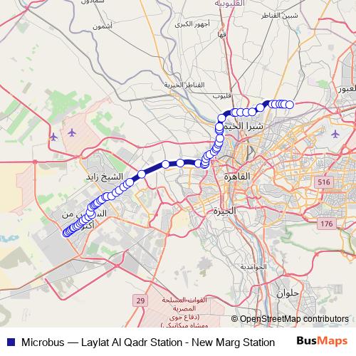 Microbus bus Line Map