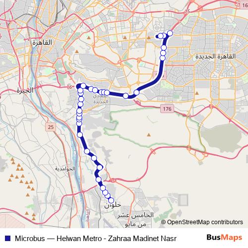 Microbus bus Line Map