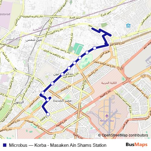 Microbus bus Line Map