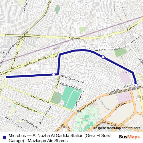 Microbus bus Line Map