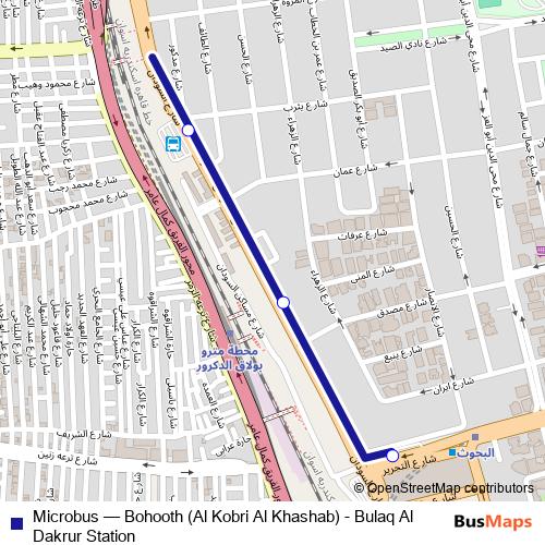 Microbus bus Line Map