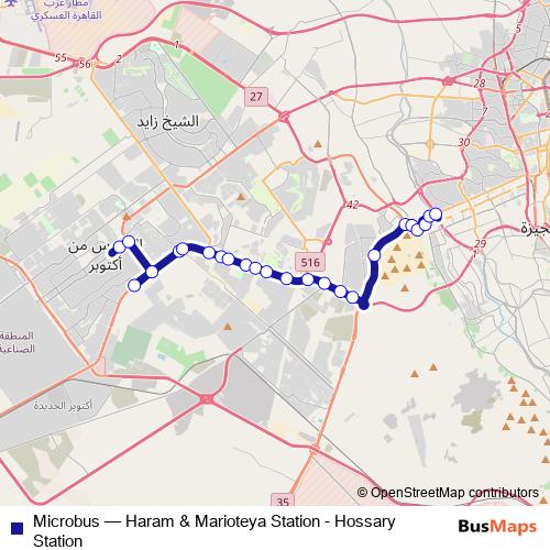 Microbus bus Line Map