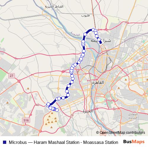 Microbus bus Line Map