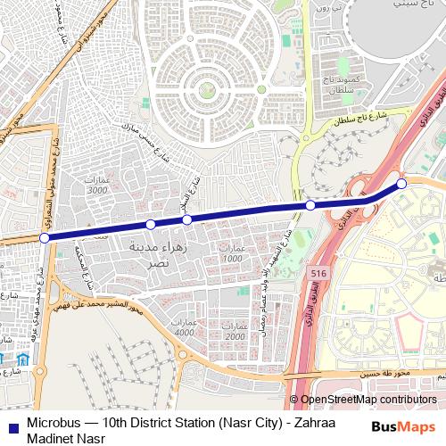 Microbus bus Line Map