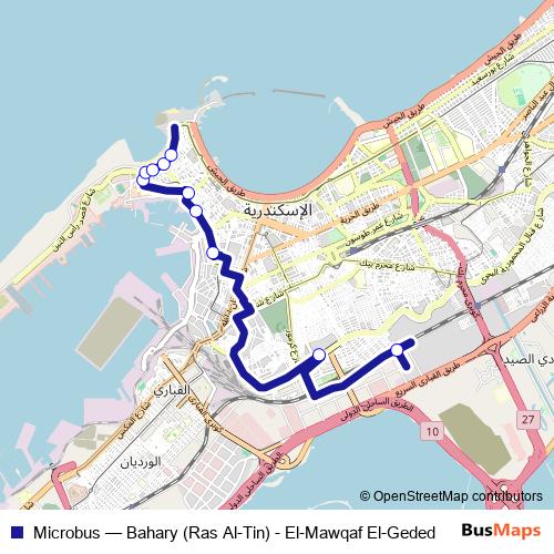 Microbus bus Line Map