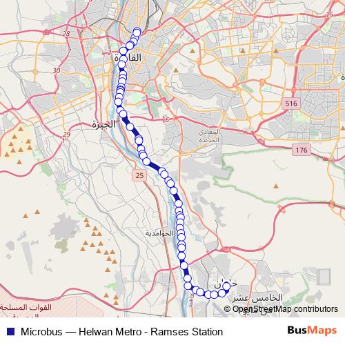Microbus bus Line Map