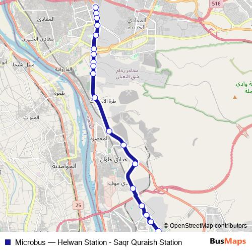 Microbus bus Line Map
