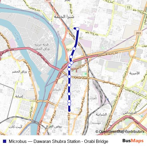 Microbus bus Line Map