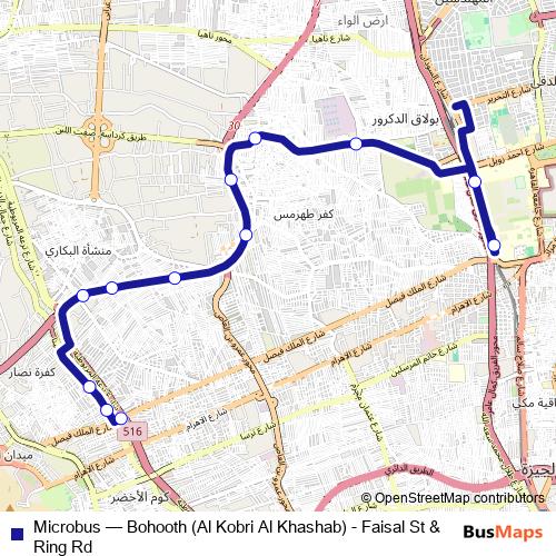 Microbus bus Line Map