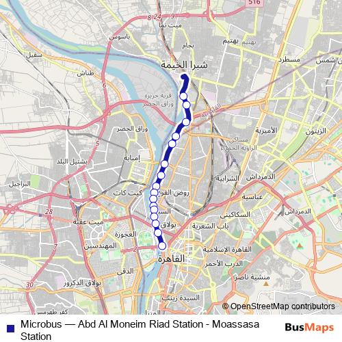 Microbus bus Line Map