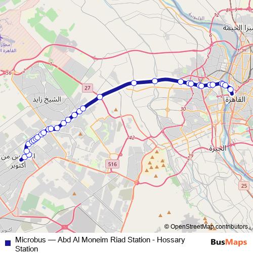 Microbus bus Line Map