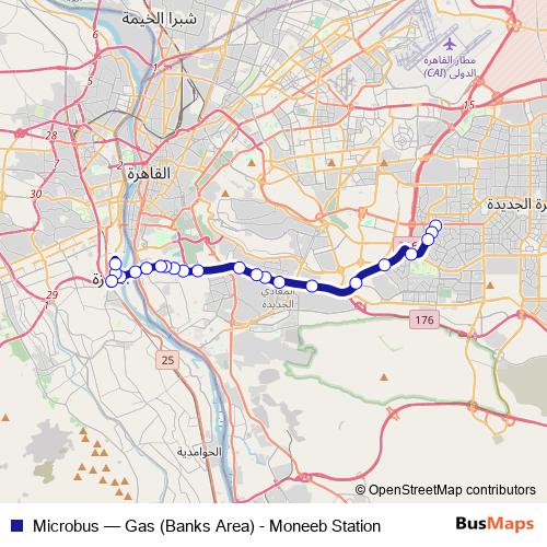 Microbus bus Line Map