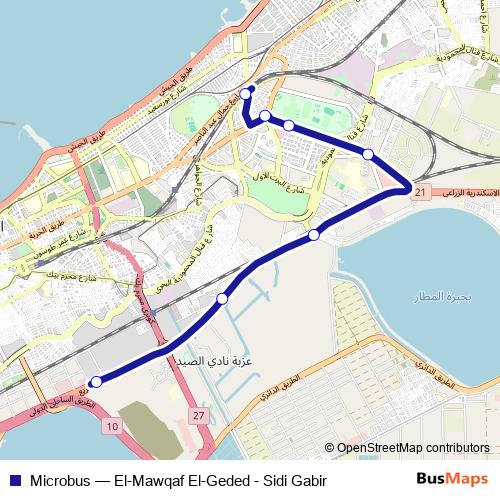 Microbus bus Line Map