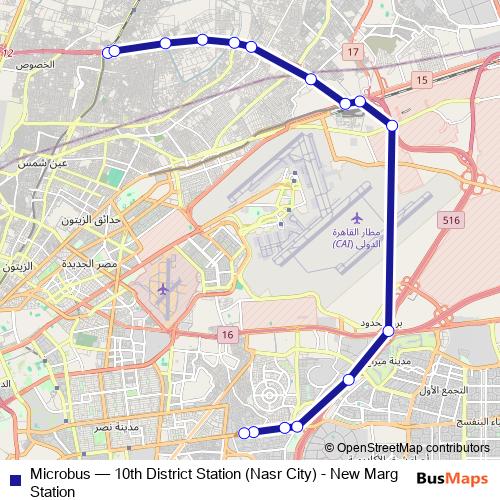 Microbus bus Line Map