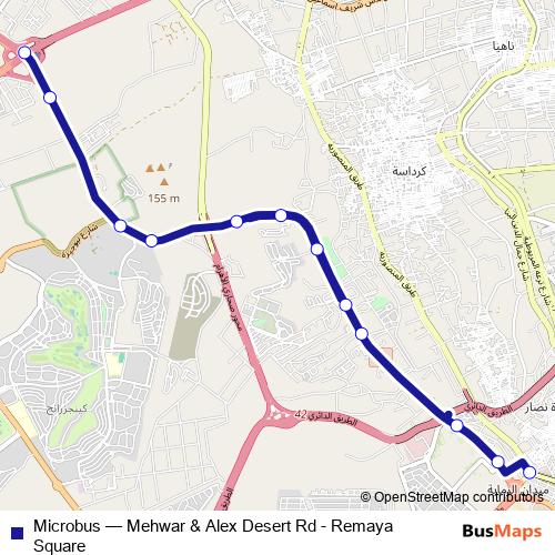 Microbus bus Line Map