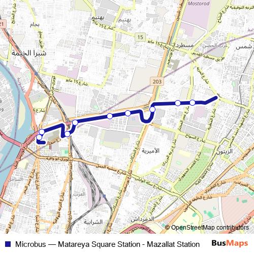 Microbus bus Line Map