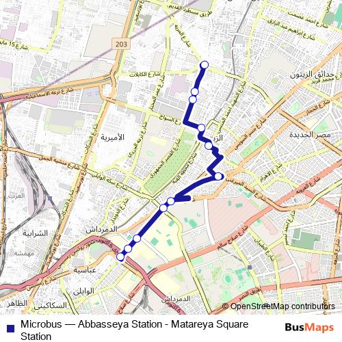 Microbus bus Line Map