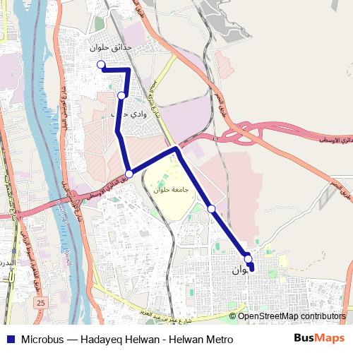 Microbus bus Line Map