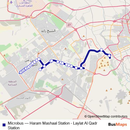 Microbus bus Line Map