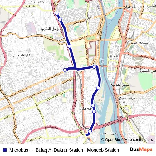 Microbus bus Line Map