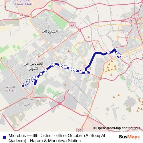 Microbus bus Line Map