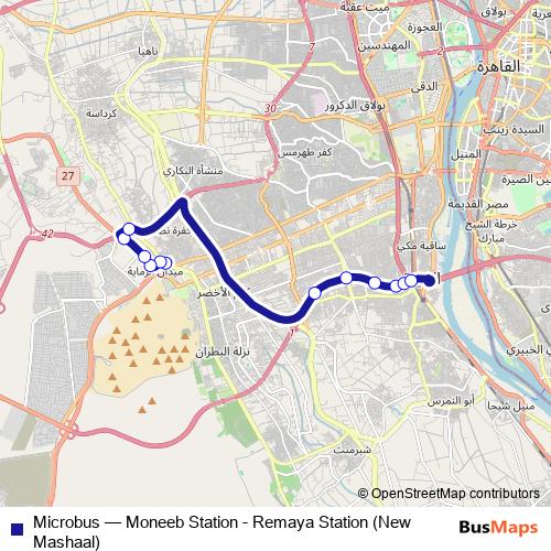 Microbus bus Line Map