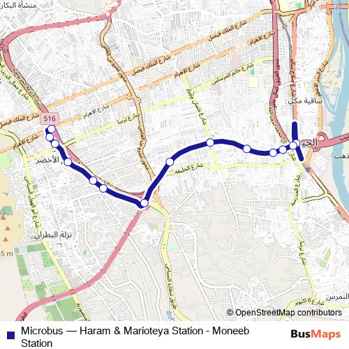 Microbus bus Line Map