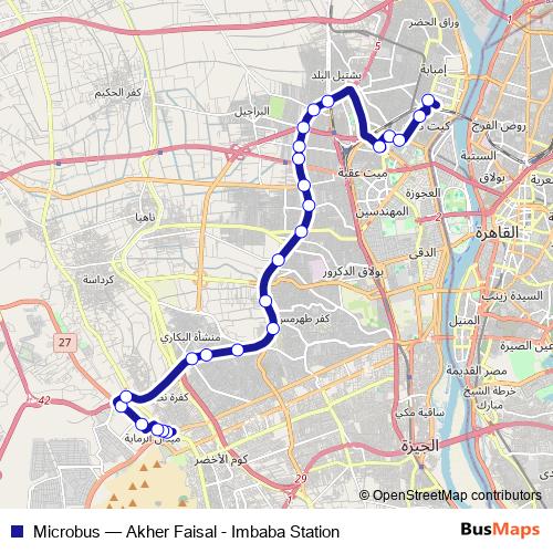 Microbus bus Line Map
