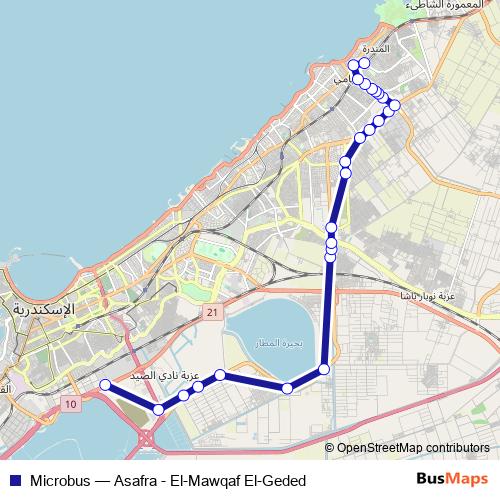 Microbus bus Line Map