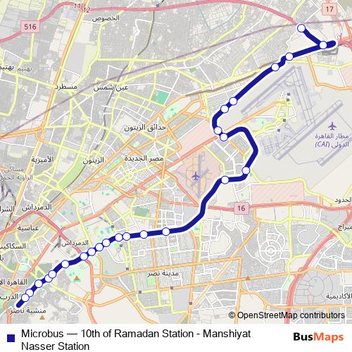 Microbus bus Line Map
