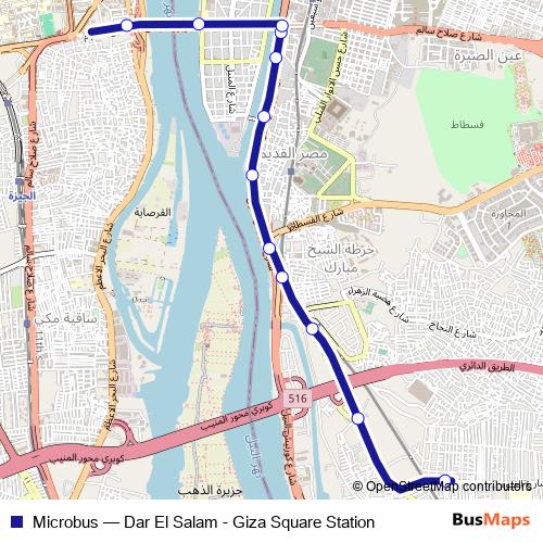 Microbus bus Line Map