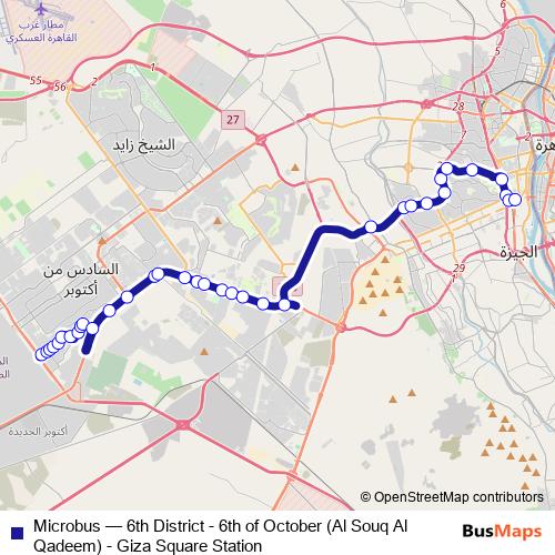 Microbus bus Line Map