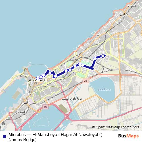 Microbus bus Line Map